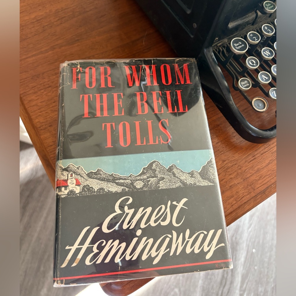 ERNEST HEMINGWAY RARE 1940 *FIRST* edition w/1st state dust jacket A+ condition